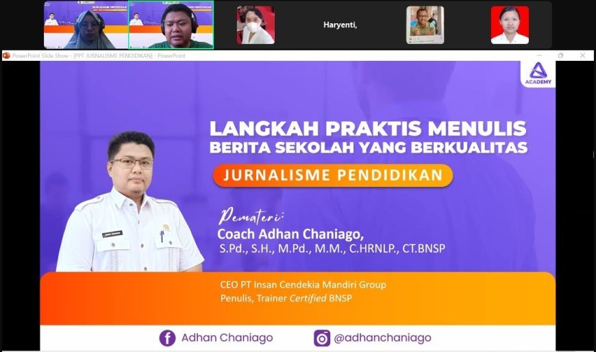 Meningkatkan Keterampilan Menulis Guru Melalui Pelatihan Jurnalisme Pendidikan LPKS Cendekia Muslim