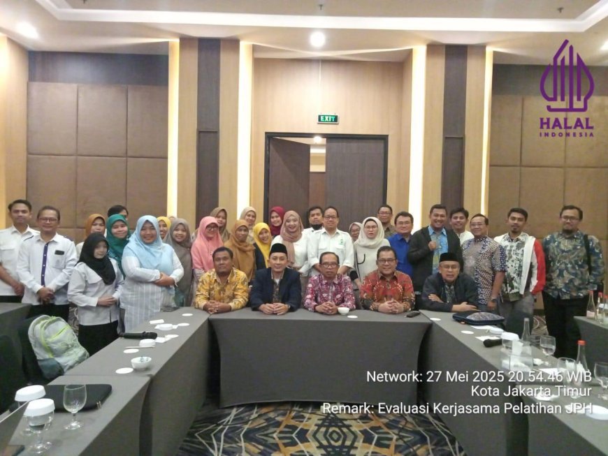 LPK Cendekia Muslim Hadiri Evaluasi Kerja Sama Pelatihan Jaminan Produk Halal di Jakarta