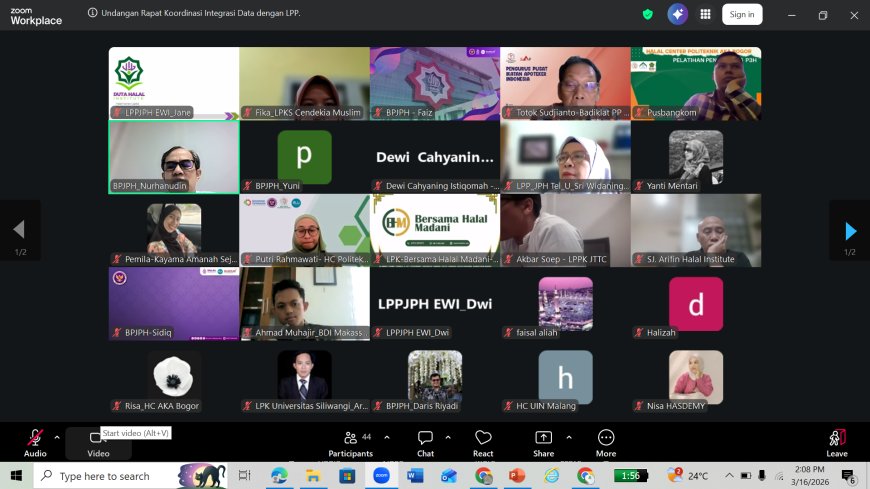 LPKS Cendekia Muslim Hadiri Rapat Koordinasi Integrasi Data LPP